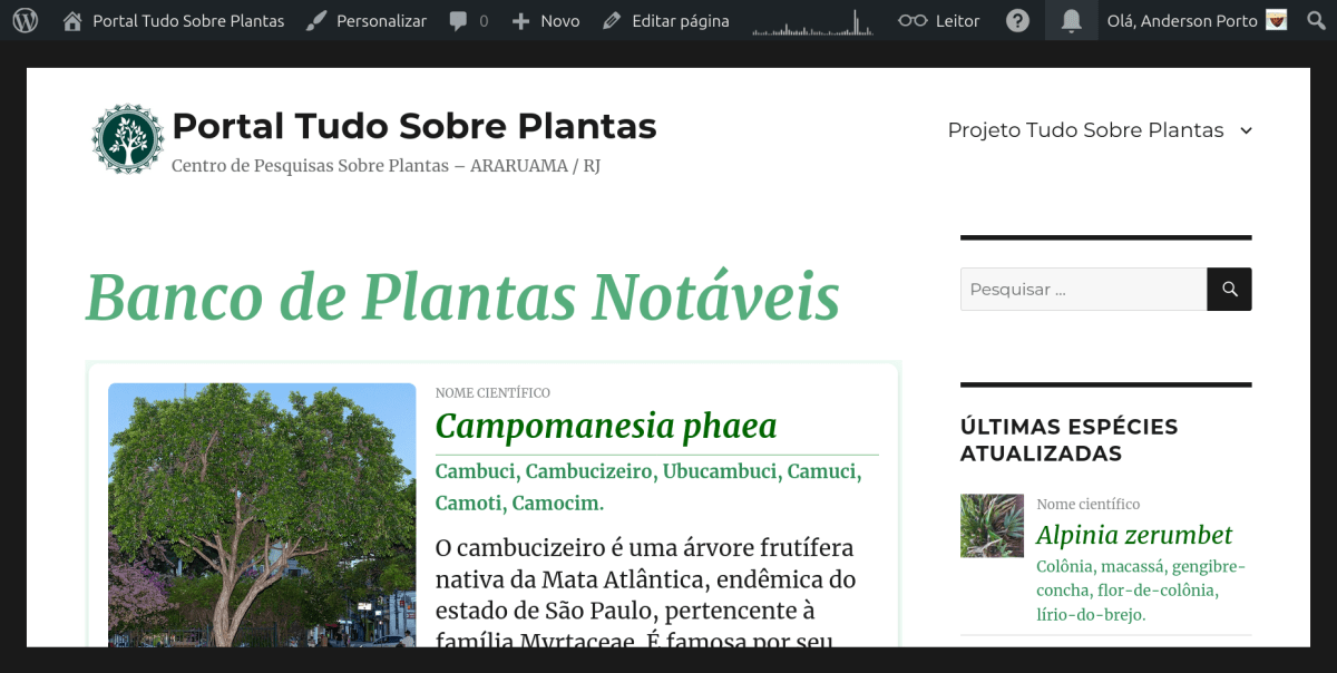 Reinício do Portal Tudo Sobre Plantas: Uma Nova Era